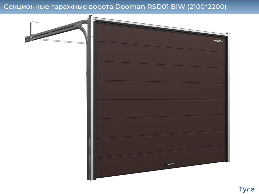Секционные гаражные ворота Doorhan RSD01 BIW (2100*2200), tula.doorhan.ru