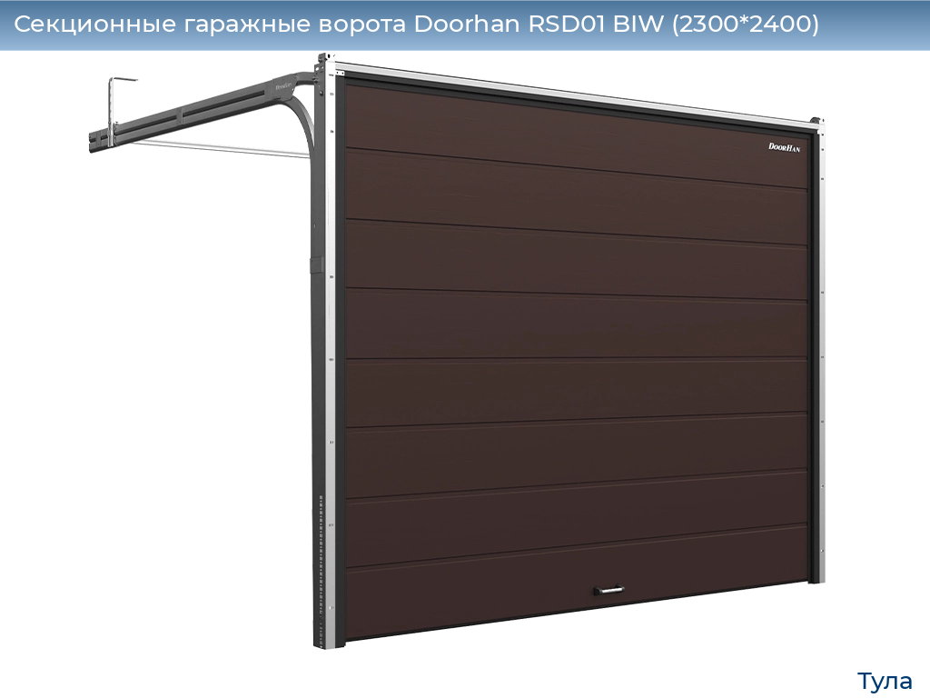 Секционные гаражные ворота Doorhan RSD01 BIW (2300*2400), tula.doorhan.ru