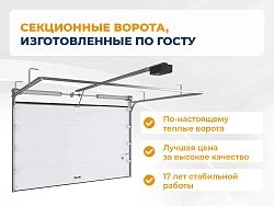 Секционные ворота 2500х2050 мм антрацитовые DoorHan RSD02